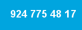 924 775 48 17 924 775 48 17